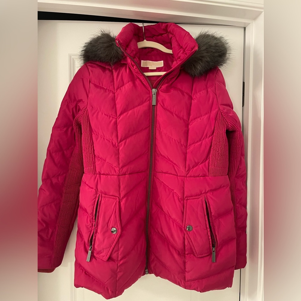 Michael Kors Hot Pink Winter Coat
